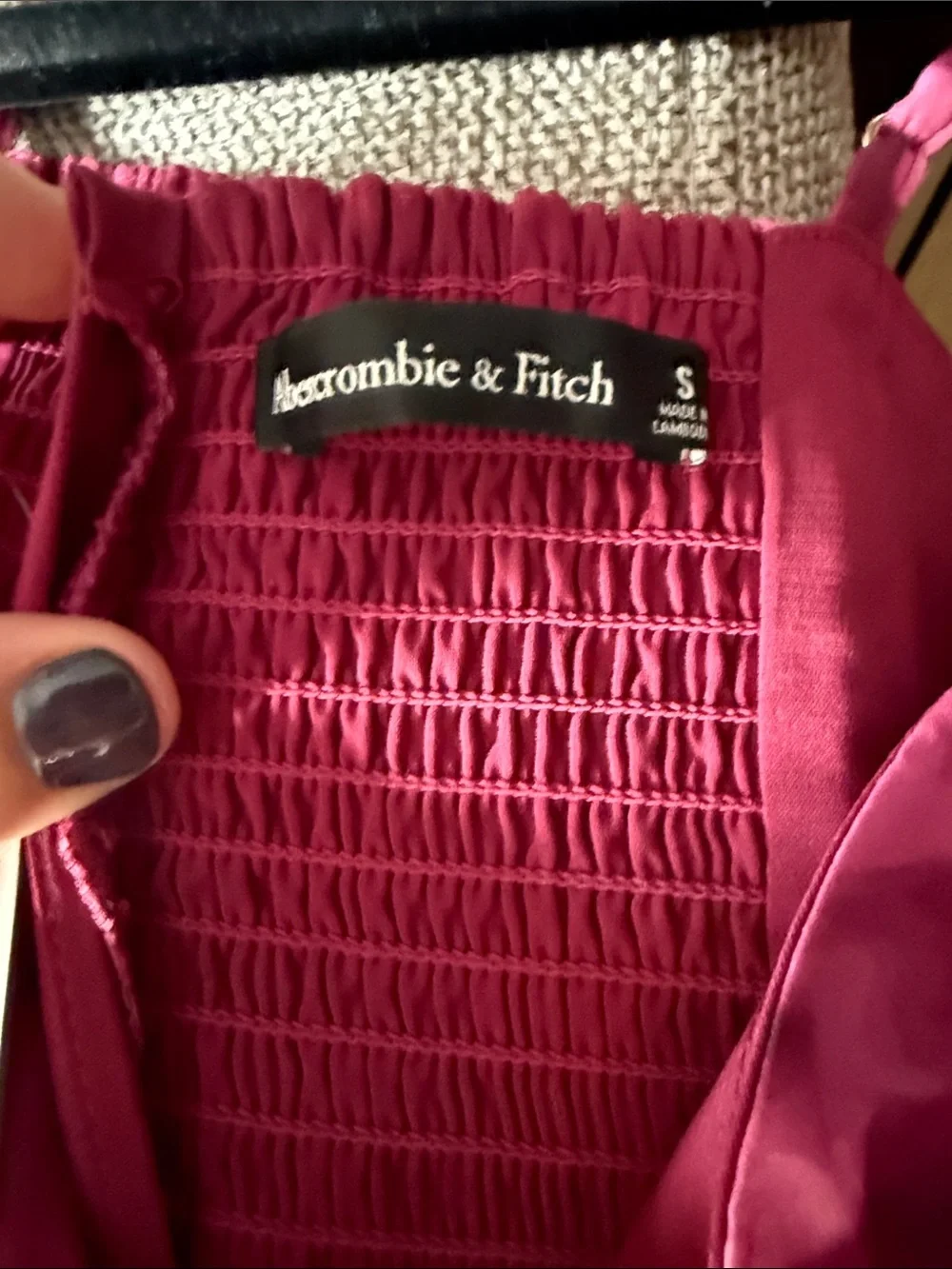 Abercrombie and Fitch Bra-free hardware maxi dress